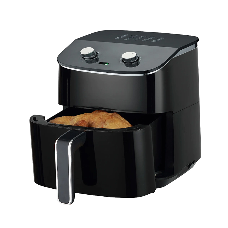 Hvilke typer mat kan tilberedes i Twin Pot Electronics Air Fryer, og er det noen begrensninger?