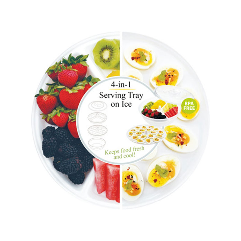 4 i 1 serveringsbrett på is